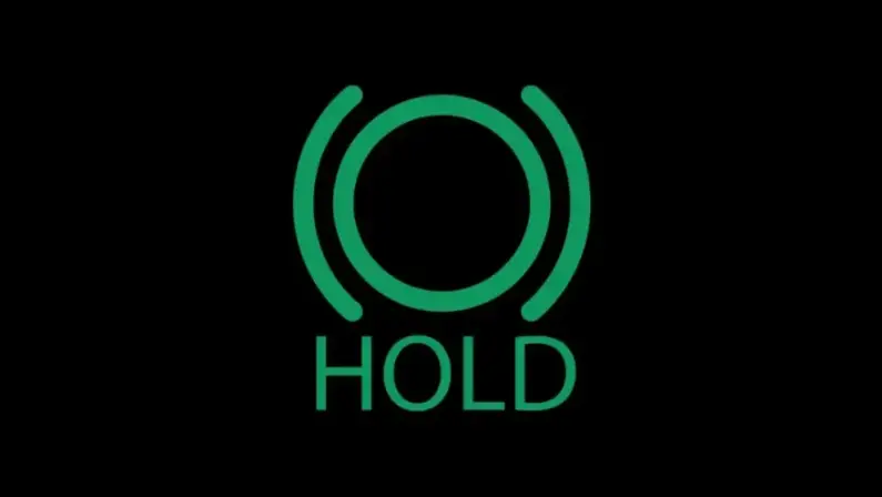 Brake Hold Indicator Light