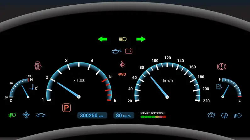 Car Dashboard Warning Lights